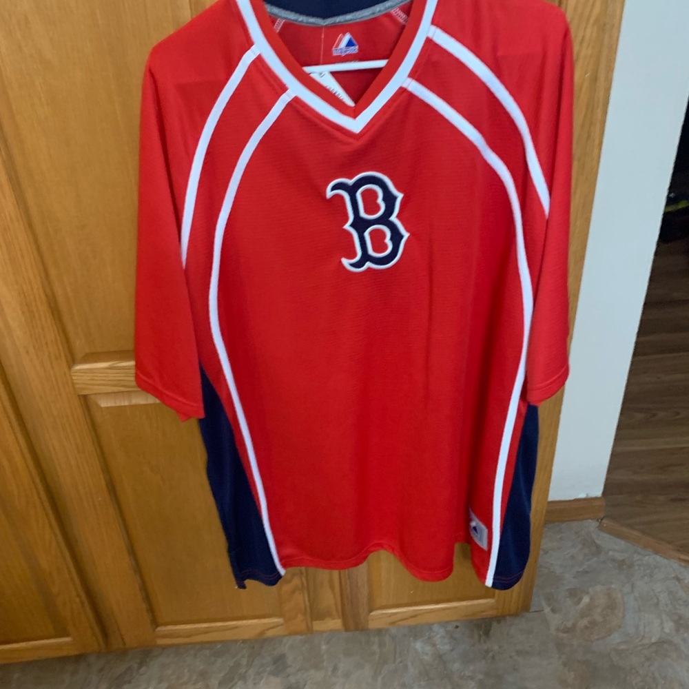 Boston Red Sox nylon jersey type men’s XXL 2XL NWT